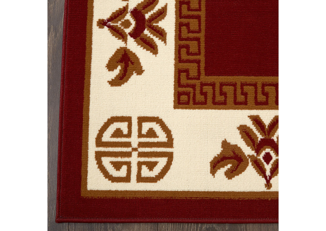 Premium Sultan  Red Area Rug,Home Dynamix