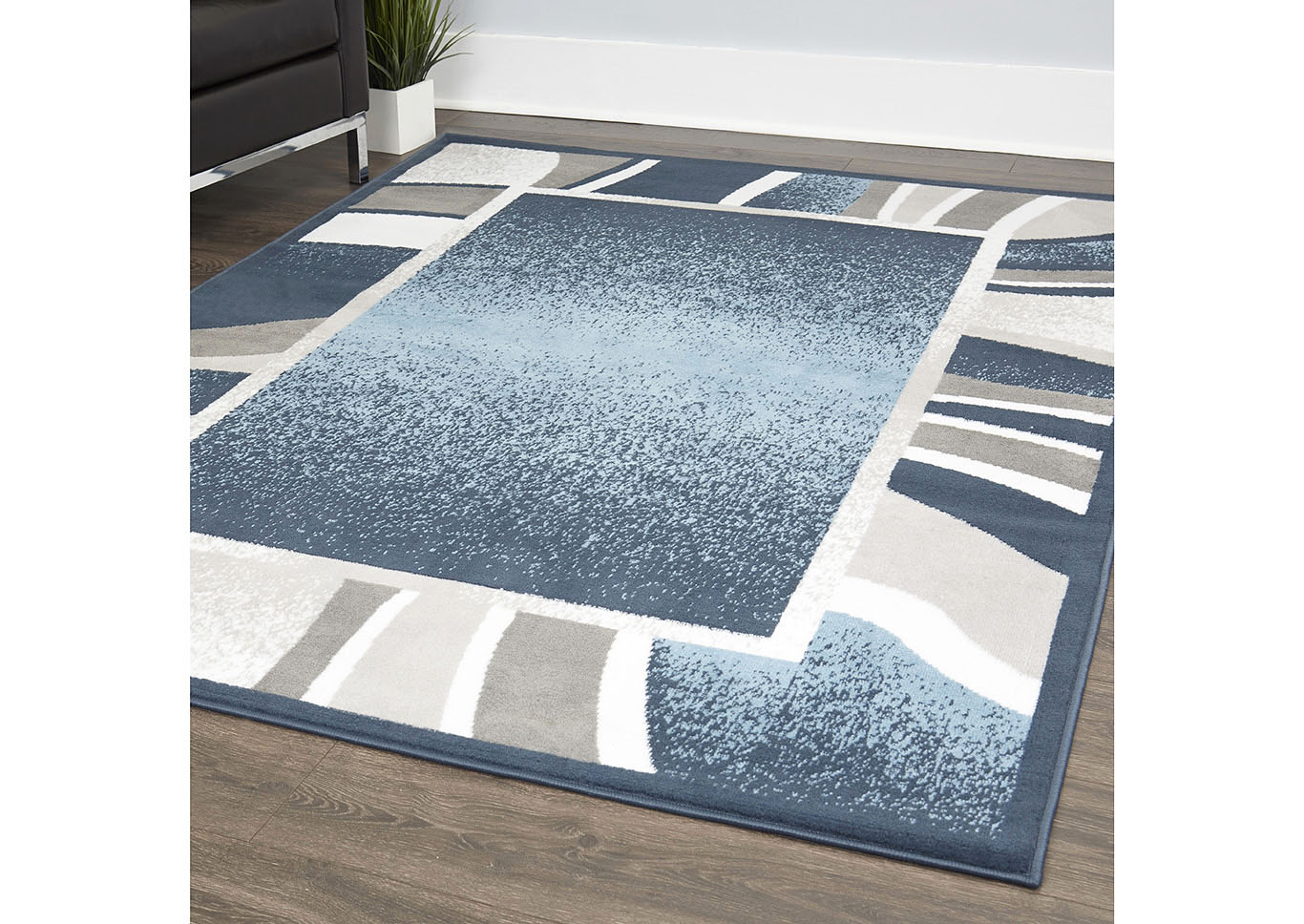 Premium Rizzy Blue Area Rug,Home Dynamix