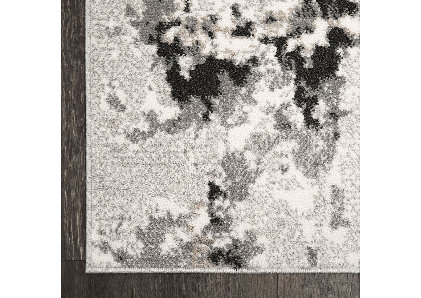 Home Dynamix Riviera Saleya Contemporary Area Rug 7'10"x10'2" Abstract Light Gray/Dark Gray/Ivory,Home Dynamix