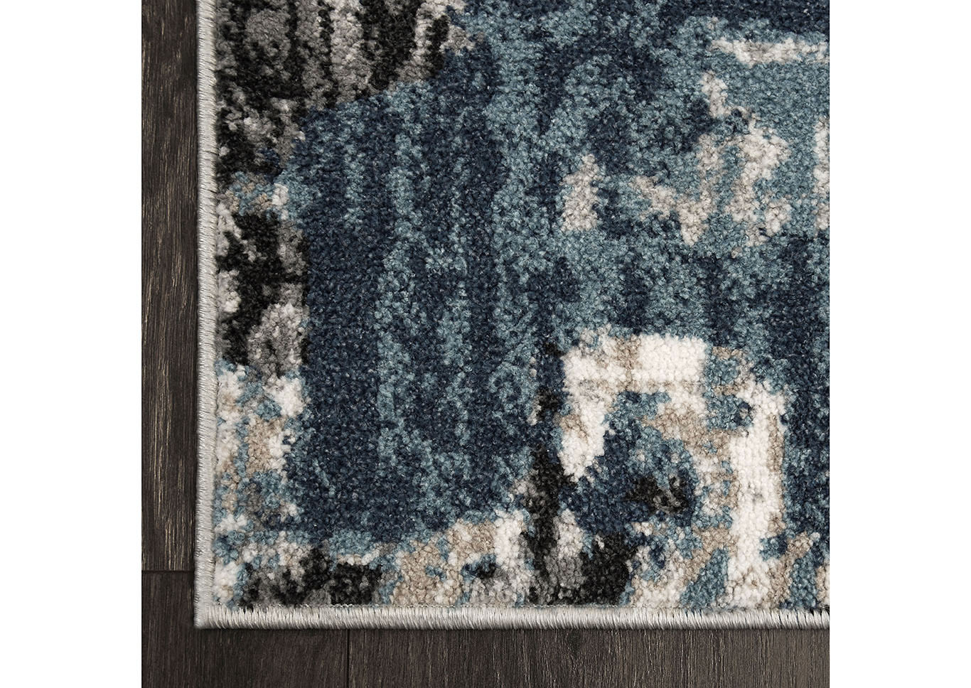 Riviera Alvarado Gray-Blue Area Rug,Home Dynamix