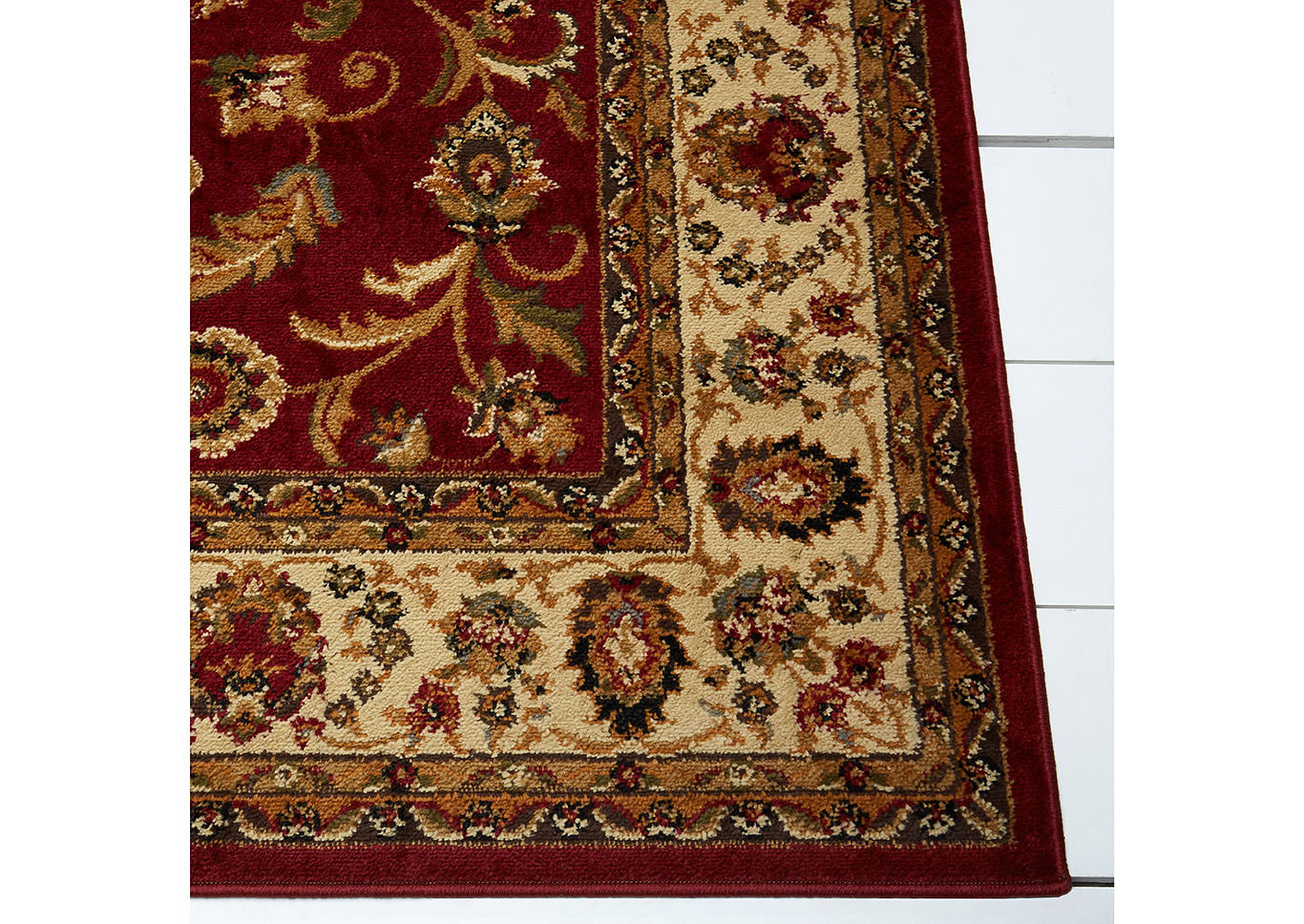 Royalty Elati Red-Ivory Area Rug,Home Dynamix