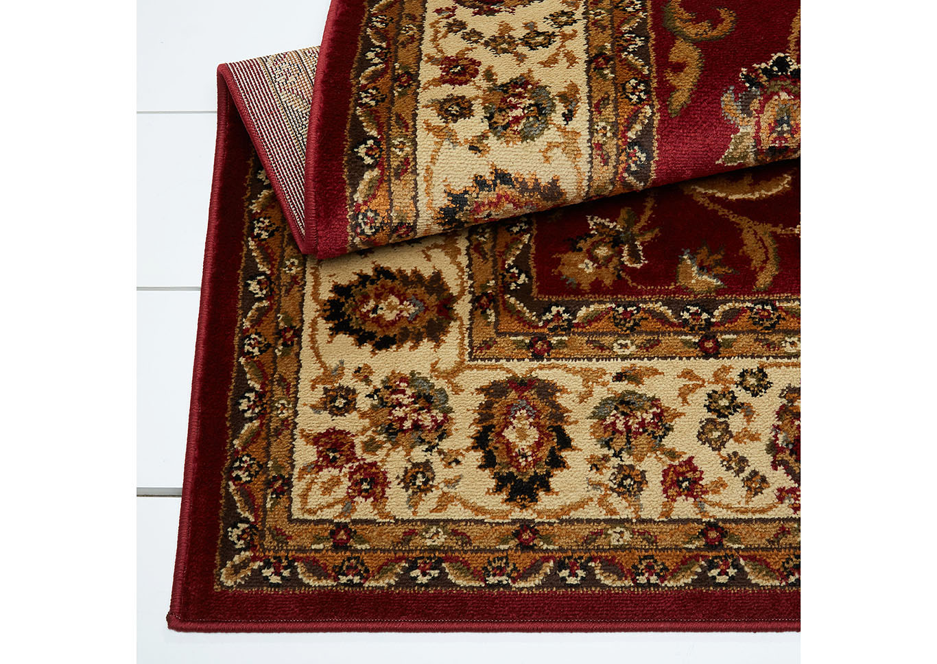 Royalty Elati Red-Ivory Area Rug,Home Dynamix
