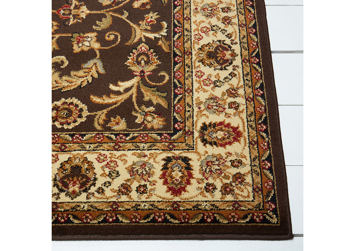 Royalty Elati Brown-Ivory Area Rug,Home Dynamix