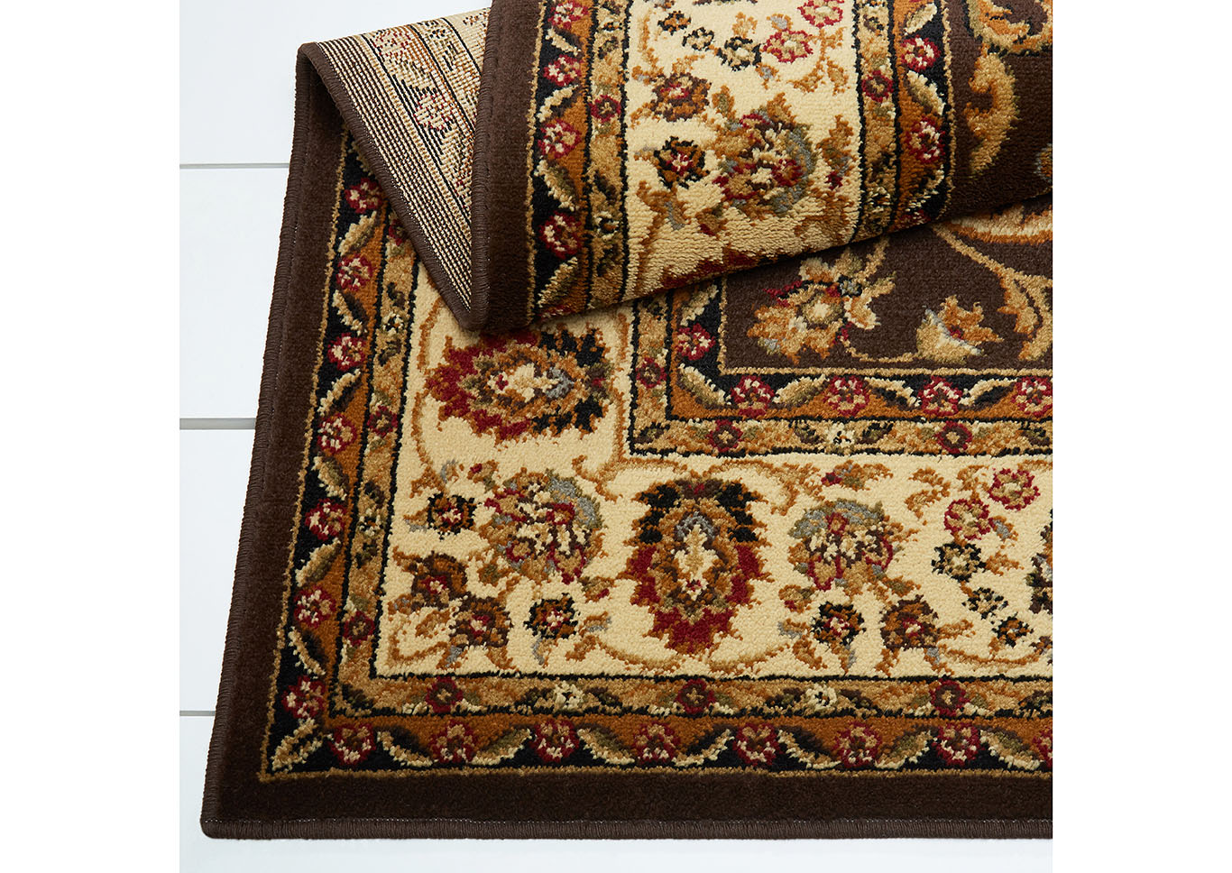 Royalty Elati Brown-Ivory Area Rug,Home Dynamix