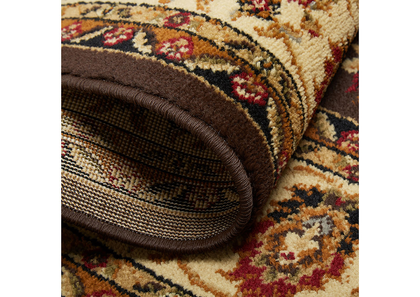 Royalty Elati Brown-Ivory Area Rug,Home Dynamix