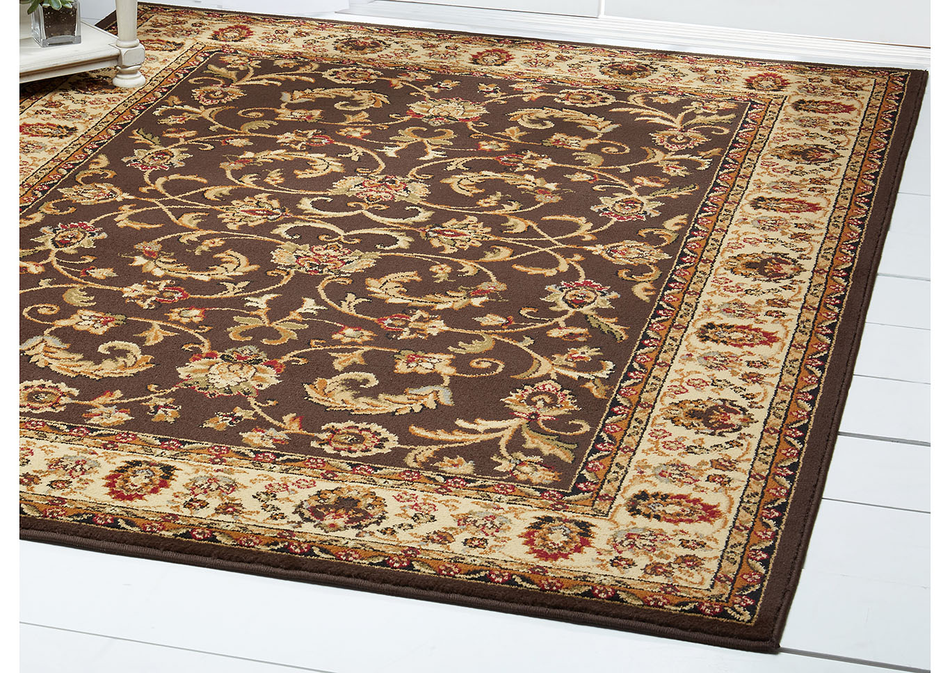 Royalty Elati Brown-Ivory Area Rug,Home Dynamix