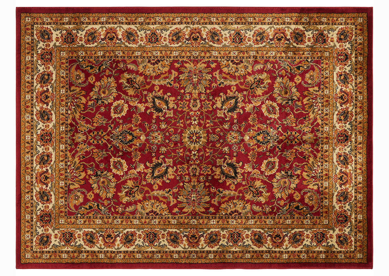 Home Dynamix Royalty Orion Traditional Area Rug 5'2"x7'2" Damask Red/Brown/Green,Home Dynamix