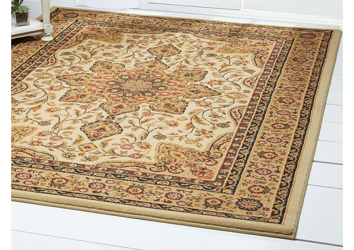 Royalty Ursa Ivory Area Rug,Home Dynamix