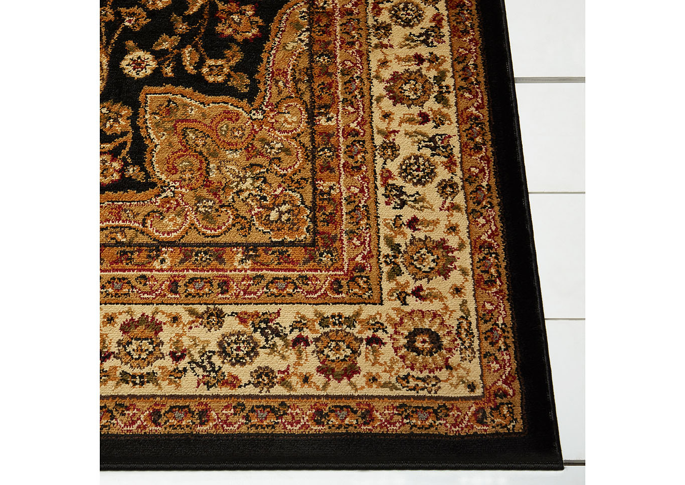 Royalty Ursa Black Area Rug,Home Dynamix