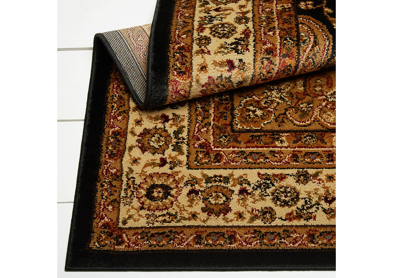 Royalty Ursa Black Area Rug,Home Dynamix