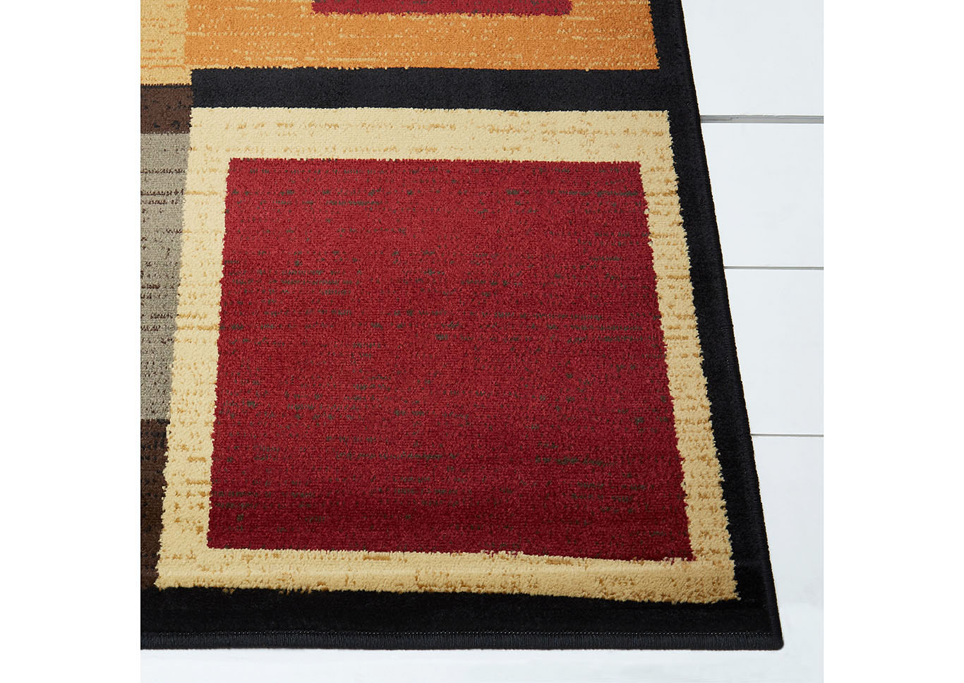 Home Dynamix Royalty Cassi Contemporary Area Rug 7'8"x10'4" Geometric Brown/Black/Beige,Home Dynamix