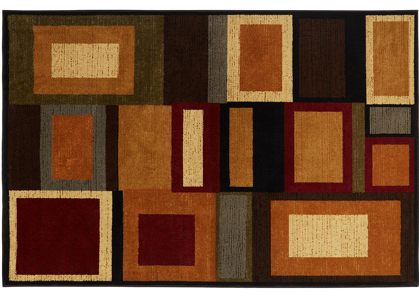 Home Dynamix Royalty Cassi Contemporary Area Rug 7'8"x10'4" Geometric Brown/Black/Beige,Home Dynamix