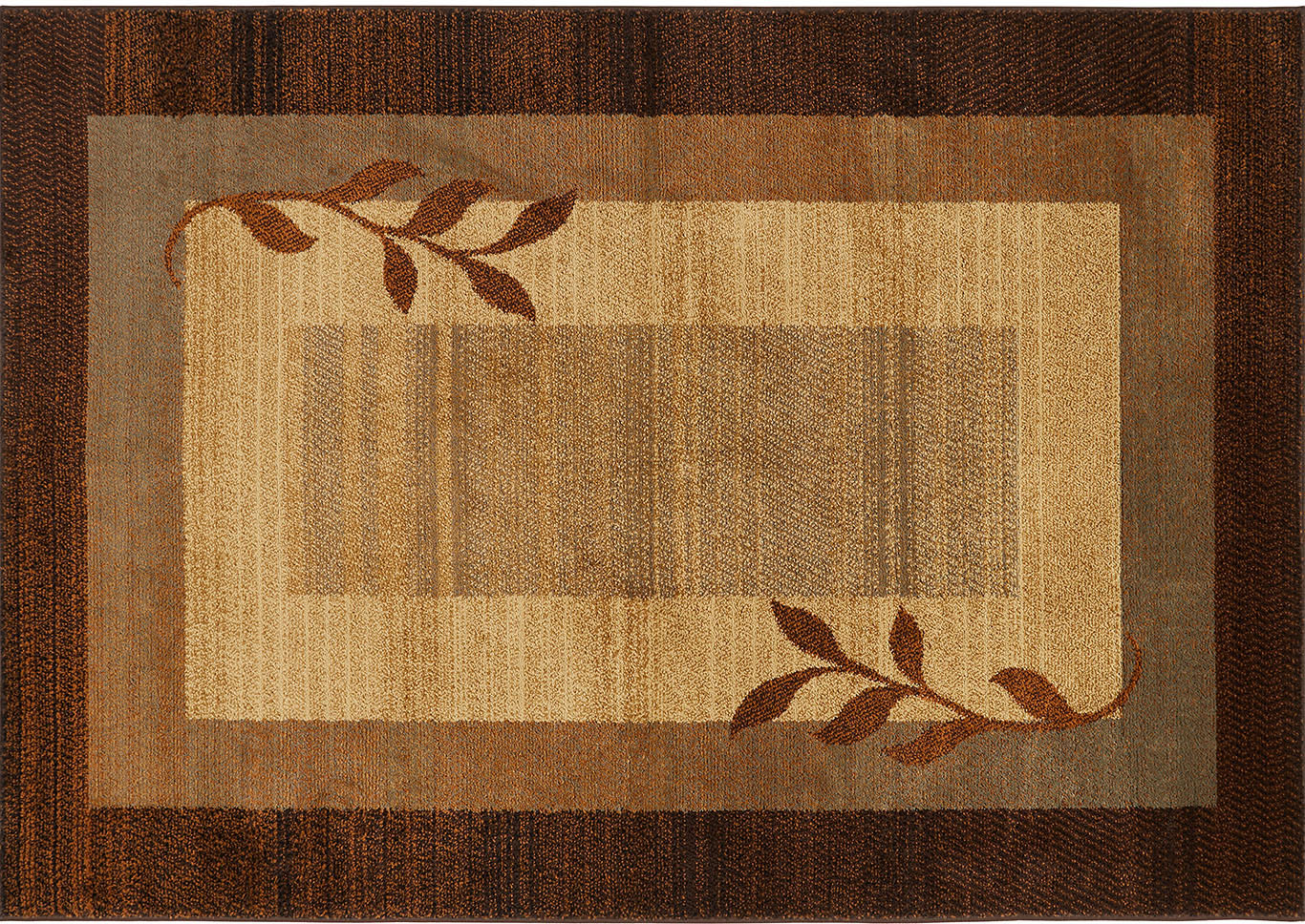 Home Dynamix Royalty Clover Contemporary Area Rug 3 Piece Set Geometric Brown/Blue,Home Dynamix