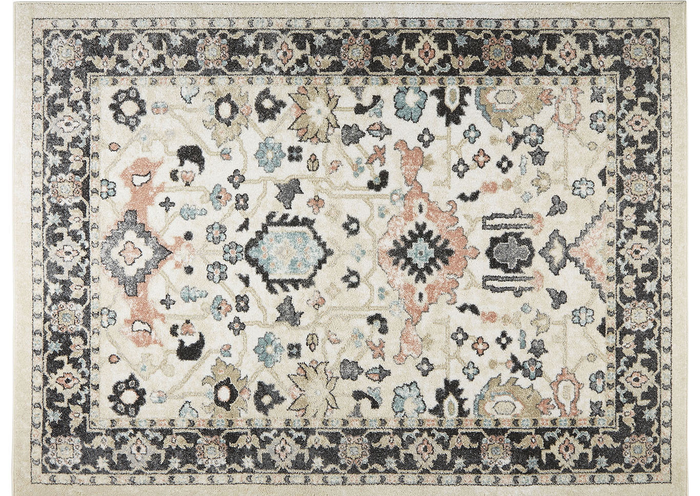 Home Dynamix New Weave Keeley Transitional Area Rug 7'10"x10'2" Damask Gray/Pink/Ivory,Home Dynamix