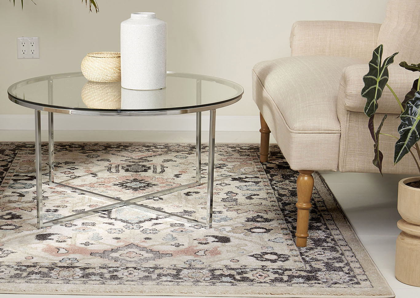 New Weave Folger Charcoal-Multi Area Rug,Home Dynamix