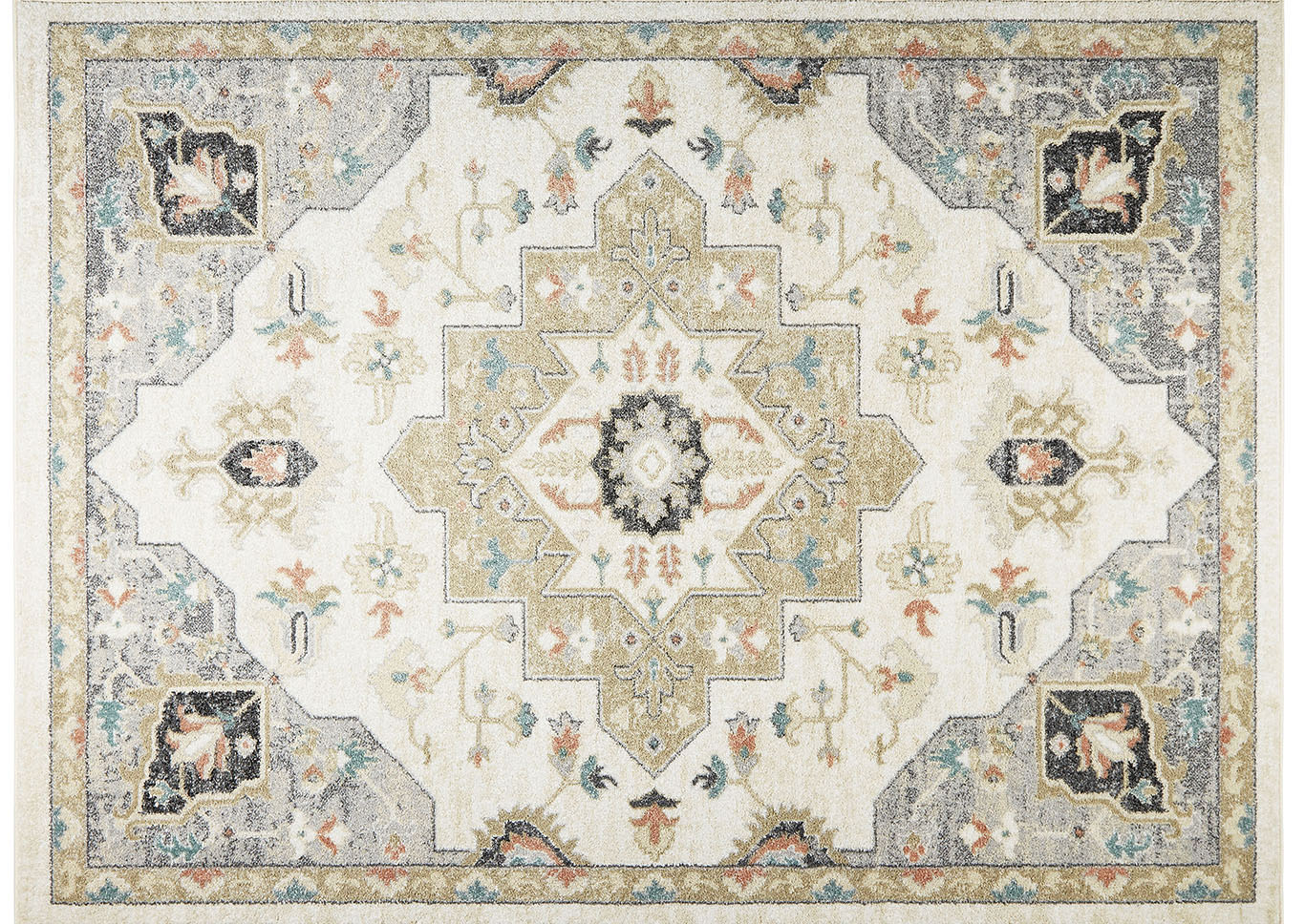 Home Dynamix New Weave Allyson Contemporary Area Rug 3'11"x5'4" Geometric Ivory/Blue/Gray,Home Dynamix