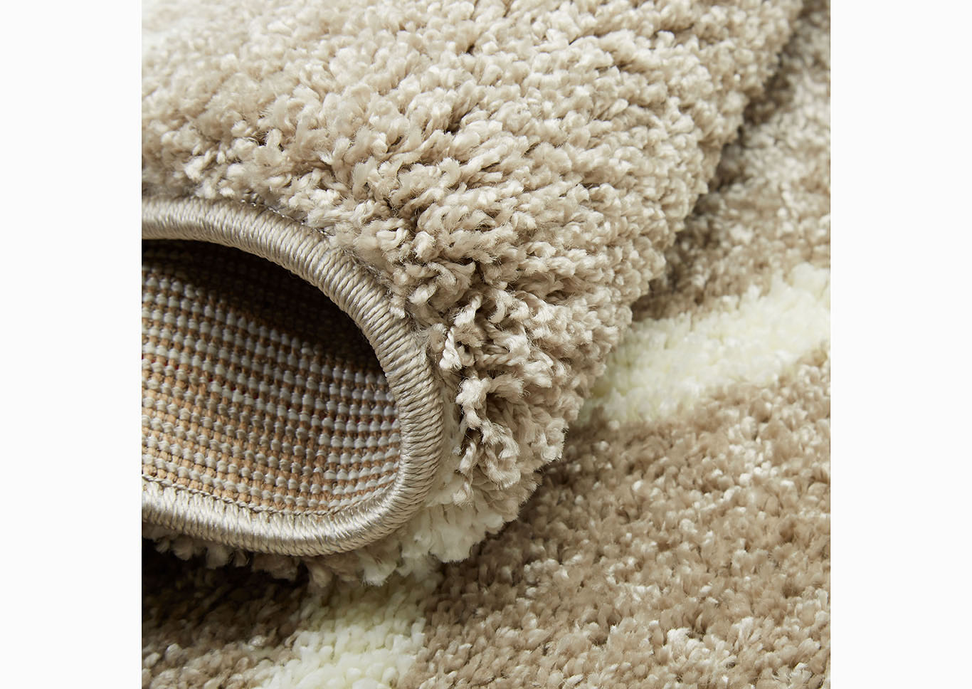 Home Dynamix SoHome Spectrum Amherst Shag Area Rug 47"x63" Trellis Beige/White,Home Dynamix