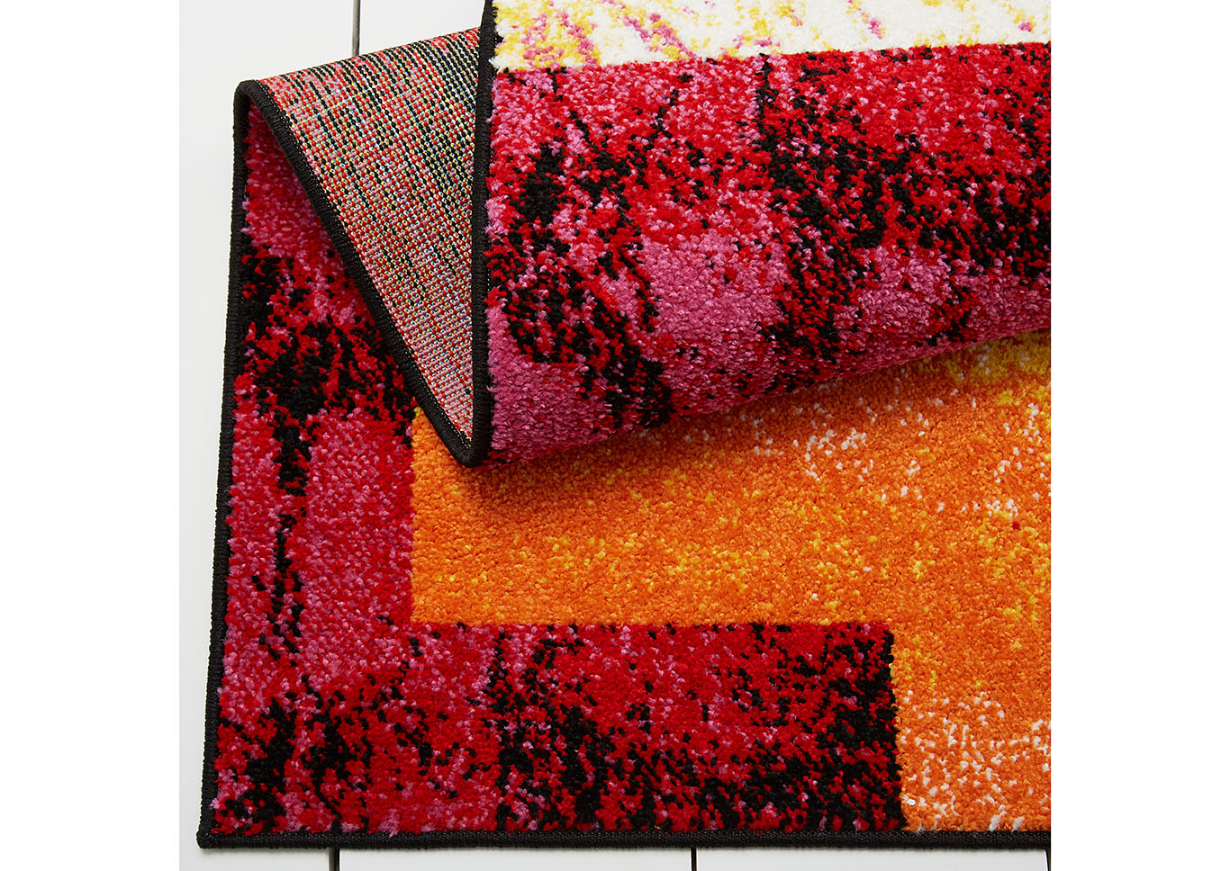 Splash Scarlet Multi Area Rug,Home Dynamix