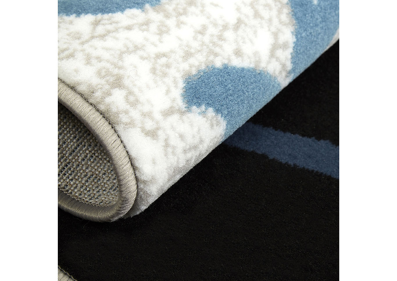 Tremont Lane Frizzle Blue Area Rug,Home Dynamix