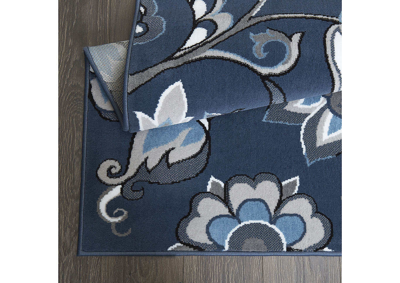 Tremont Lane Raffin Navy Blue Area Rug,Home Dynamix