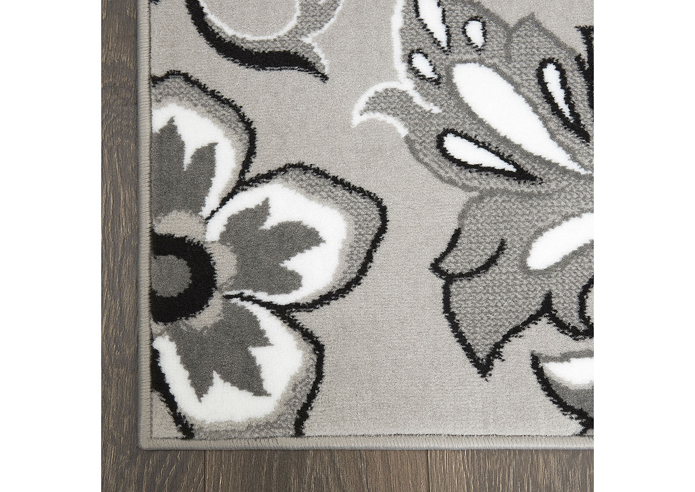 Tremont Lane Raffin Gray Area Rug,Home Dynamix