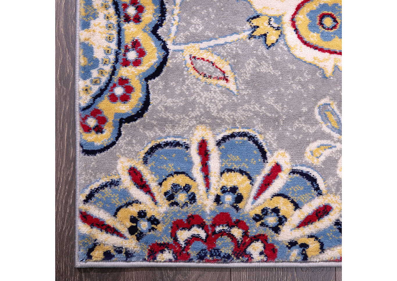 Tremont Lincoln  Gray Area Rug,Home Dynamix