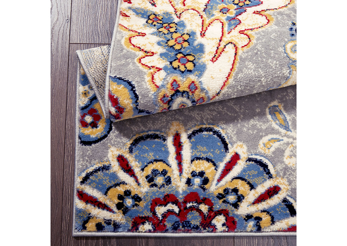 Tremont Lincoln  Gray Area Rug,Home Dynamix