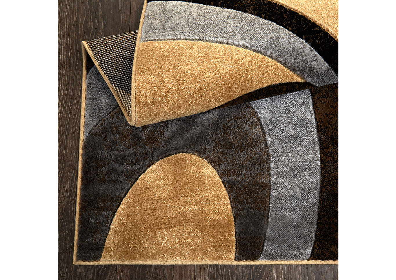 Tribeca Slade Brown-Gray Area Rug,Home Dynamix