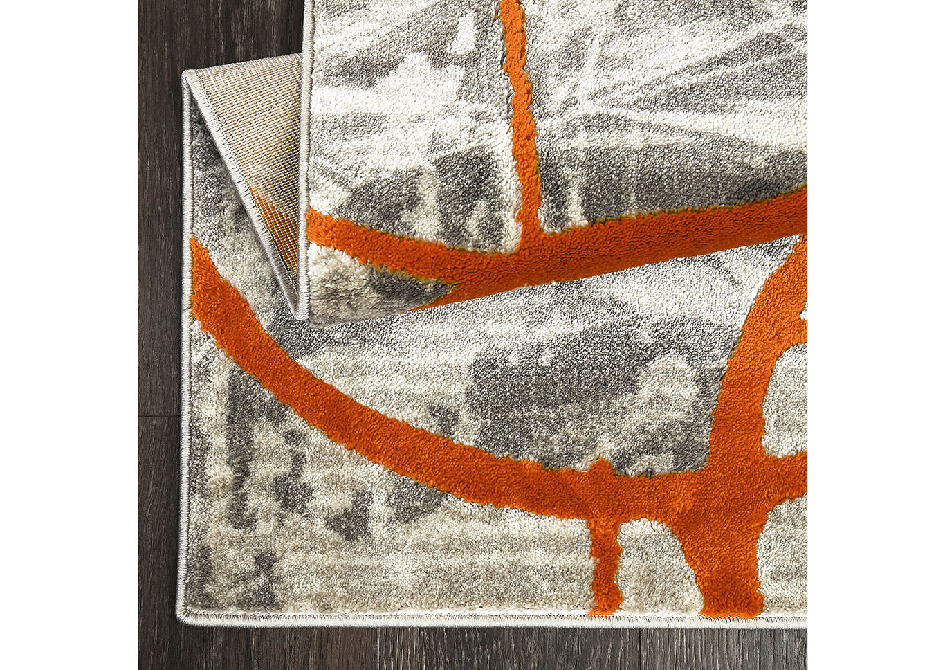 Tanja Cecilia Orange Area Rug,Home Dynamix