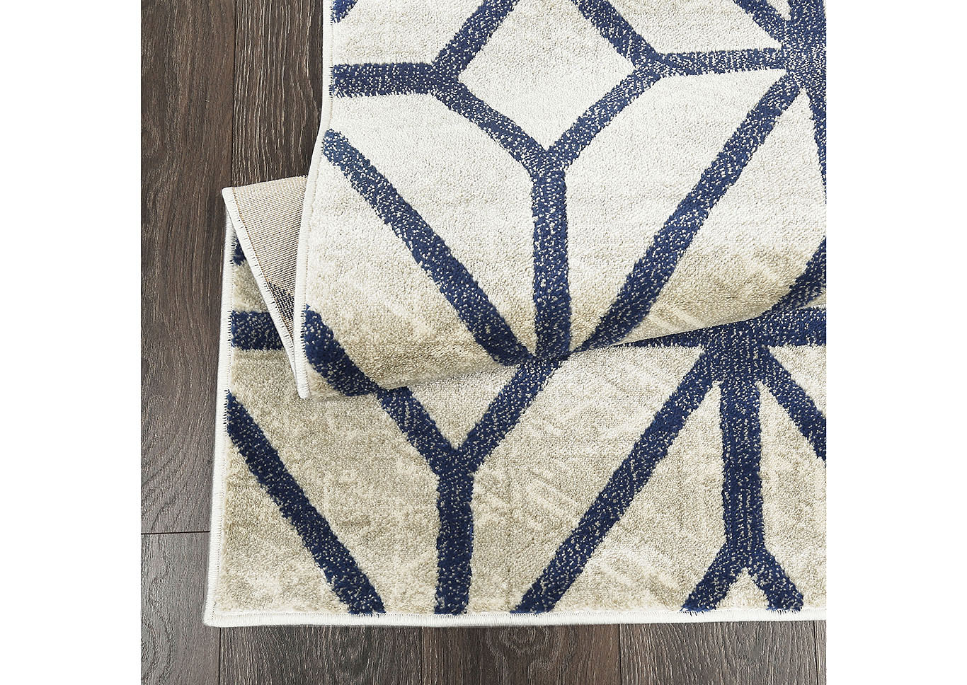 Tanja Mason Ivory-Navy Area Rug,Home Dynamix