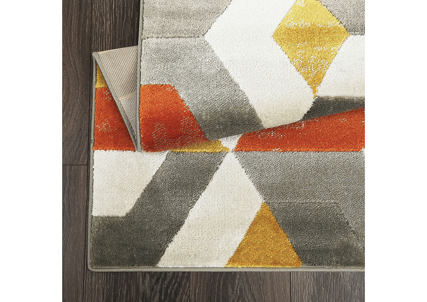 Tanja Cherelle Ivory-Gray Area Rug,Home Dynamix