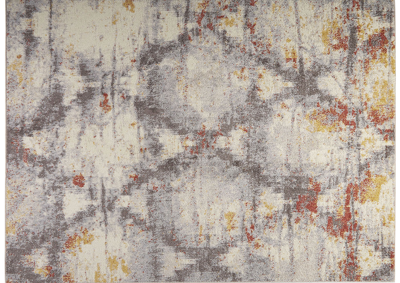 Home Dynamix Venice Cameo Contemporary Area Rug 7'10"x10'2" Abstract Gray/Rust,Home Dynamix