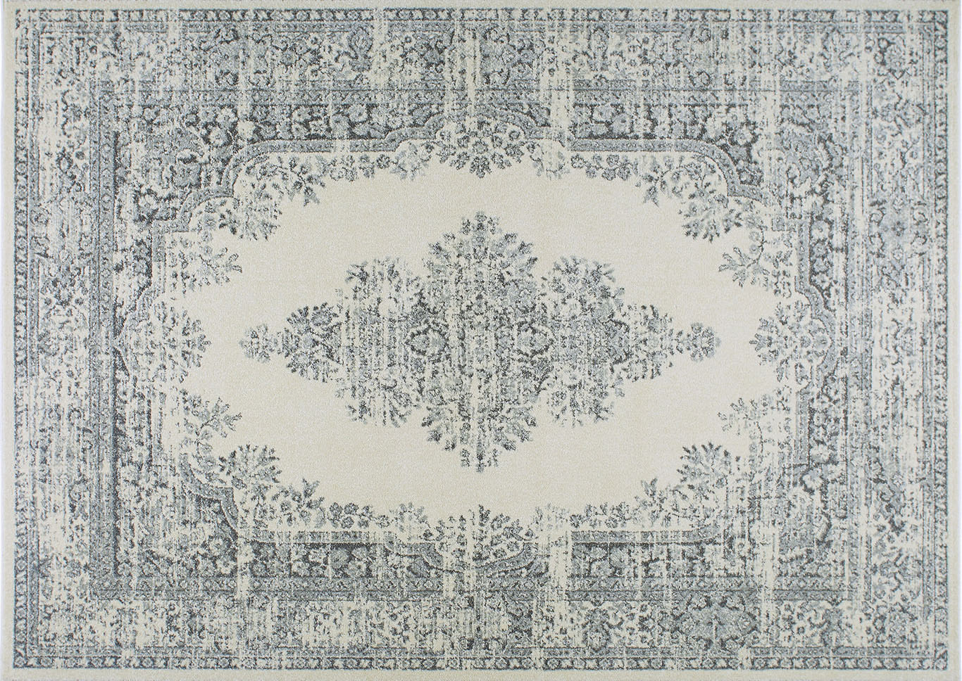 Home Dynamix Vintage Shilah Transitional Area Rug 9'2"x11'8" Medallion Ivory/Gray,Home Dynamix