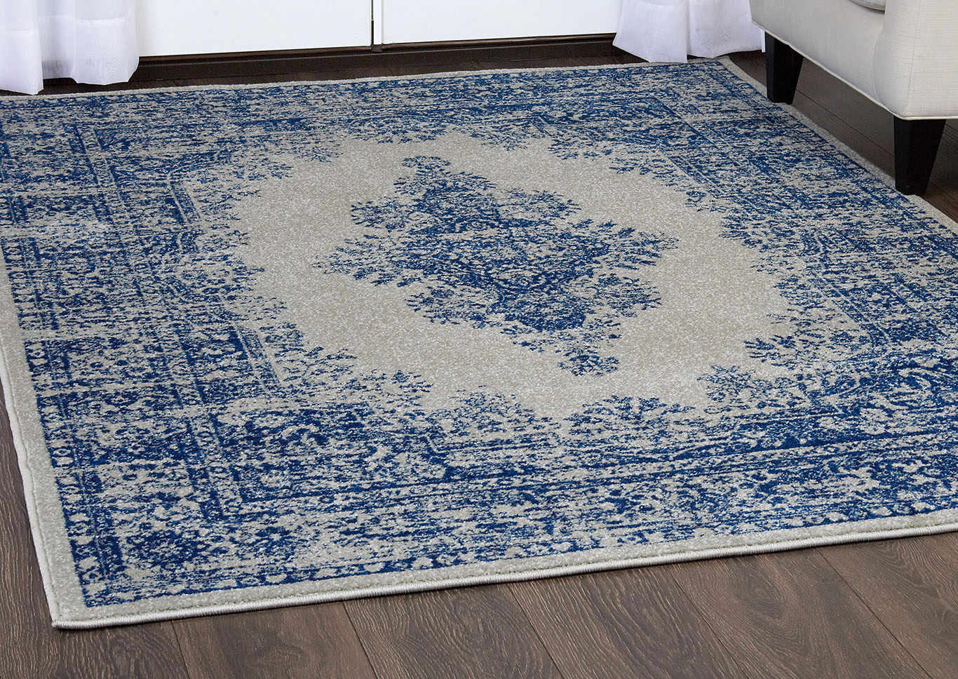 Home Dynamix Vintage Shilah Transitional Area Rug 9'2"x11'8" Medallion Gray/Blue,Home Dynamix