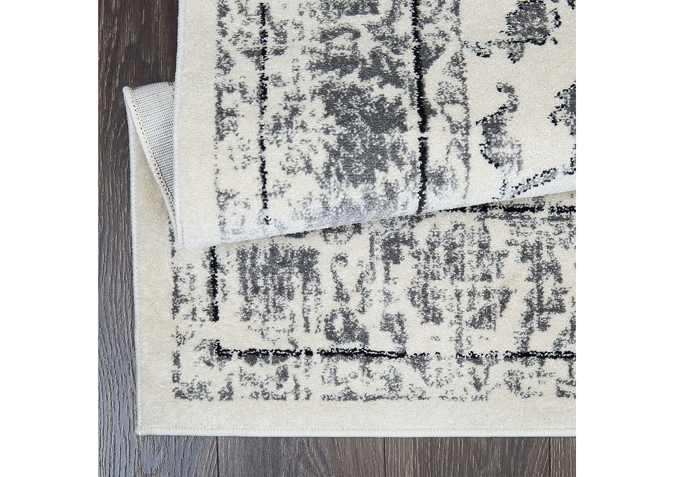 Home Dynamix Vintage Sloane Transitional Area Rug 9'2"x11'8" Damask Ivory/Gray,Home Dynamix
