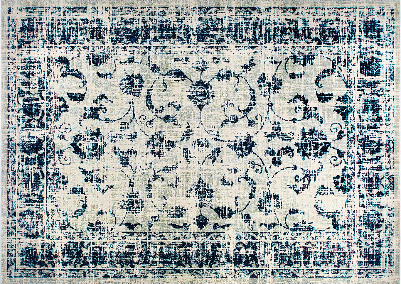 Home Dynamix Vintage Sloane Transitional Area Rug 9'2"x11'8" Damask Gray/Blue,Home Dynamix