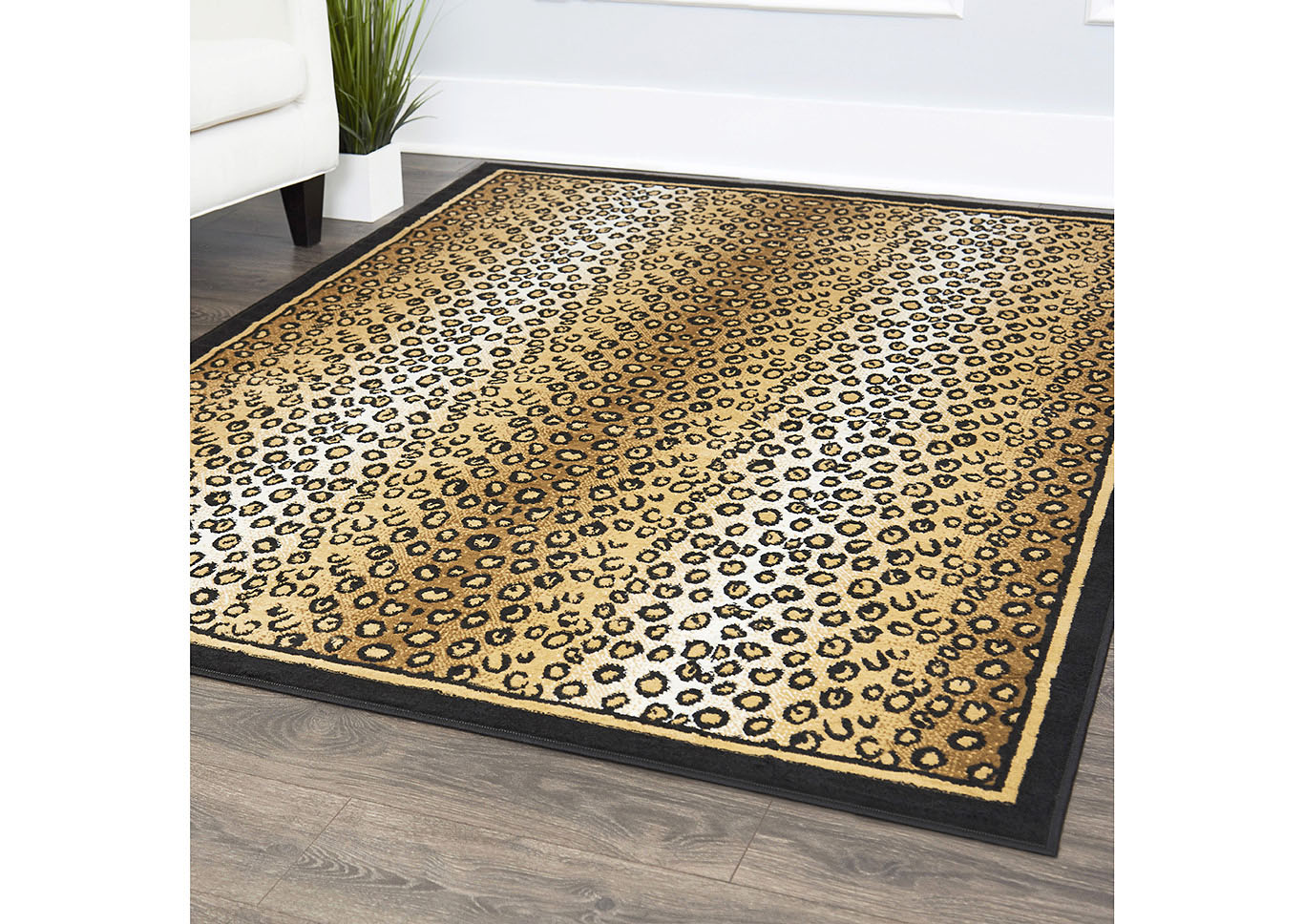 Zone Daliah  Ebony Area Rug,Home Dynamix