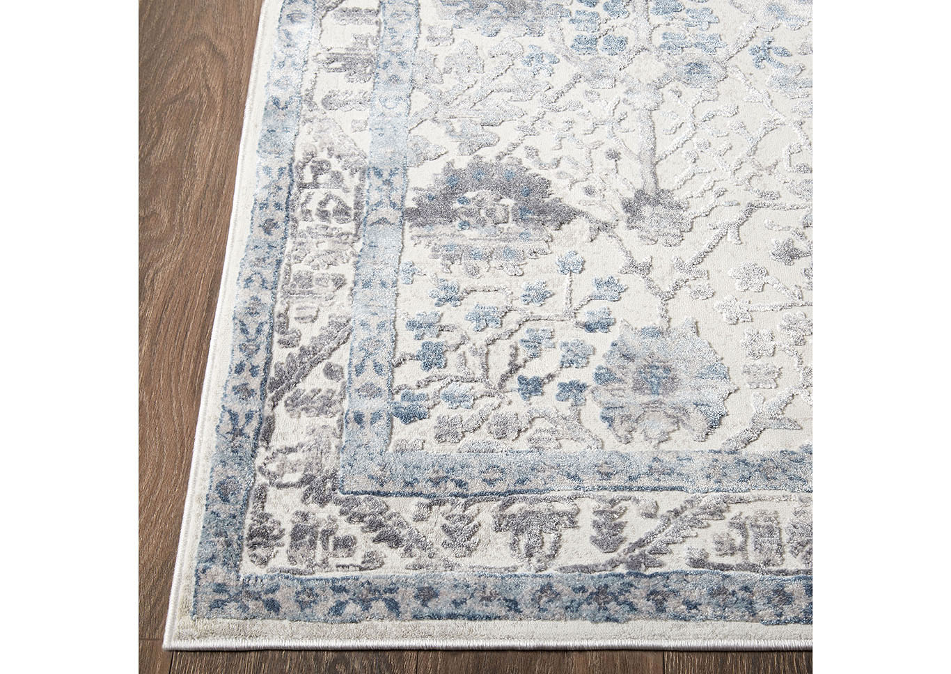 Kenmare Celeste Gray-Blue Area Rug,Home Dynamix