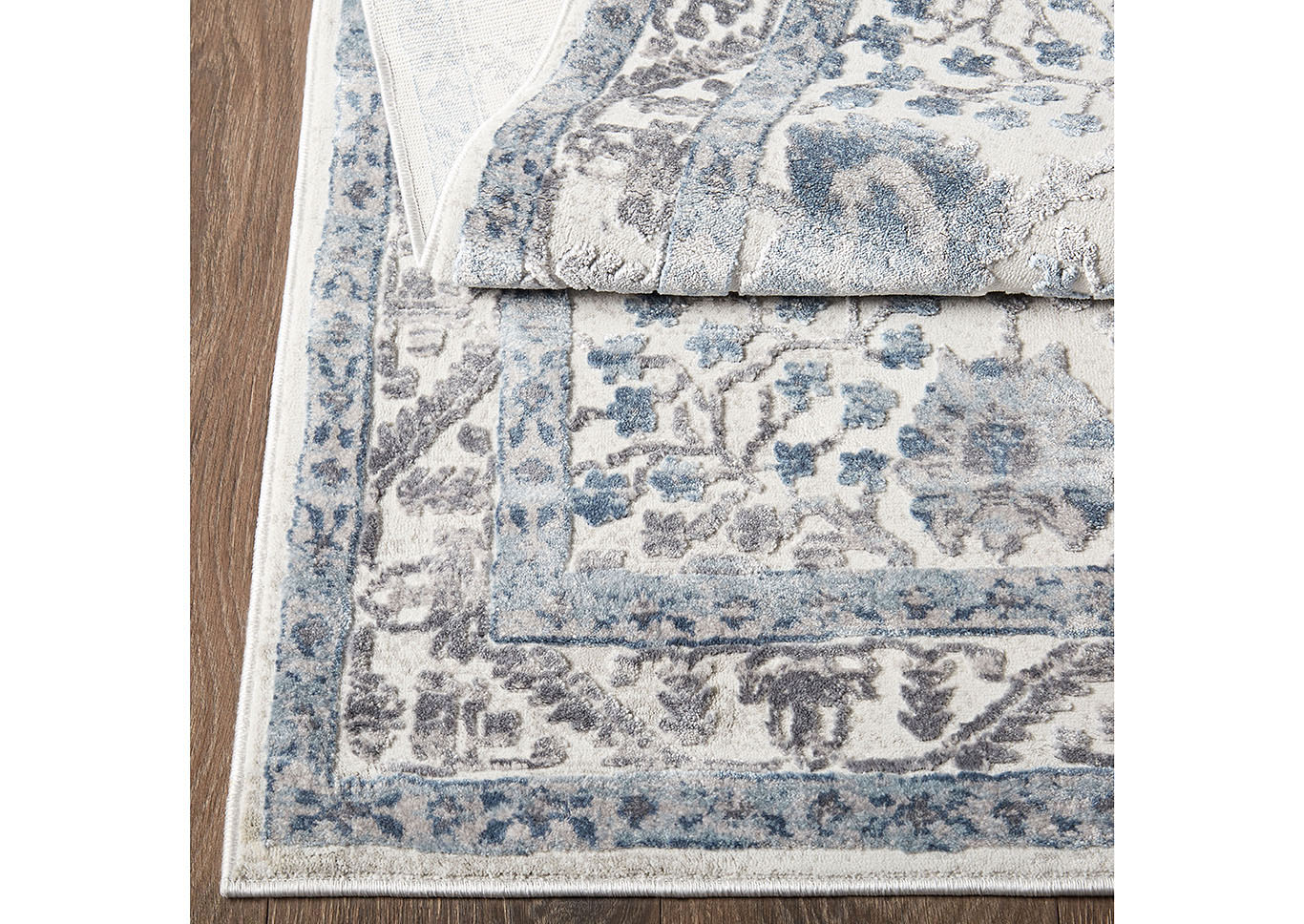 Kenmare Celeste Gray-Blue Area Rug,Home Dynamix