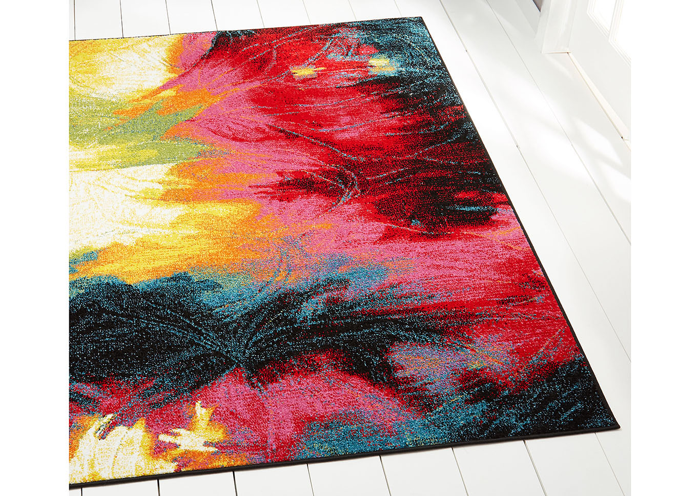 Splash Mondrian  Multi Area Rug,Home Dynamix