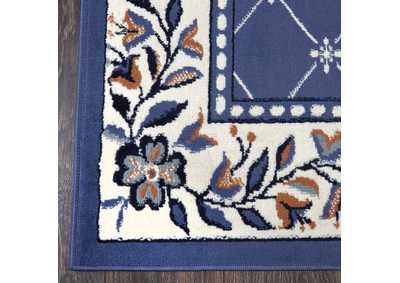 Image for Premium Aydin Country Blue Area Rug