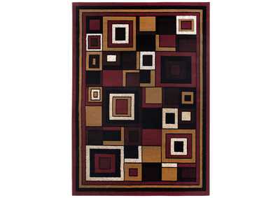 Image for Premium Nikola Area Rug Red/Brown, 21"x35"