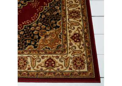 Image for Royalty Tansy Red-Ivory Area Rug