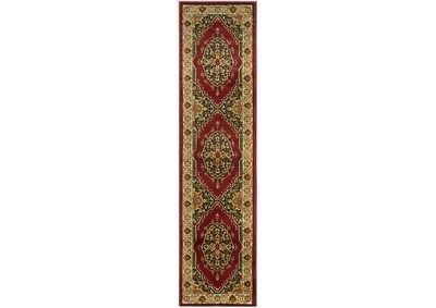 Image for Royalty Tansy Area Rug Red/Ivory, 1'9"x7'2"