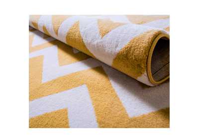 Image for Tremont Chevron Yellow-Ivory Area Rug