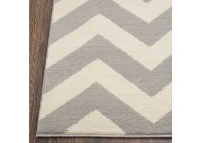 Image for Tremont Chevron Gray-Ivory Area Rug
