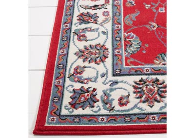 Premium Muse Red-Ivory Area Rug
