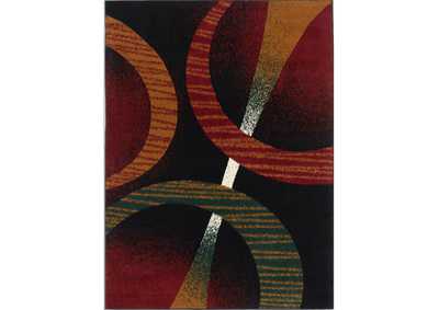 Image for Premium Indus Area Rug Black/Brown, 21"x35"