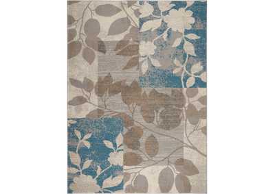 Image for Tremont Hillsboro Area Rug Beige/Blue, 21"x35"