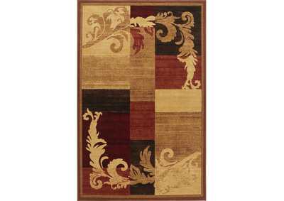 Image for Catalina Pierre Area Rug Brown/Red, 19.6"x31.5"